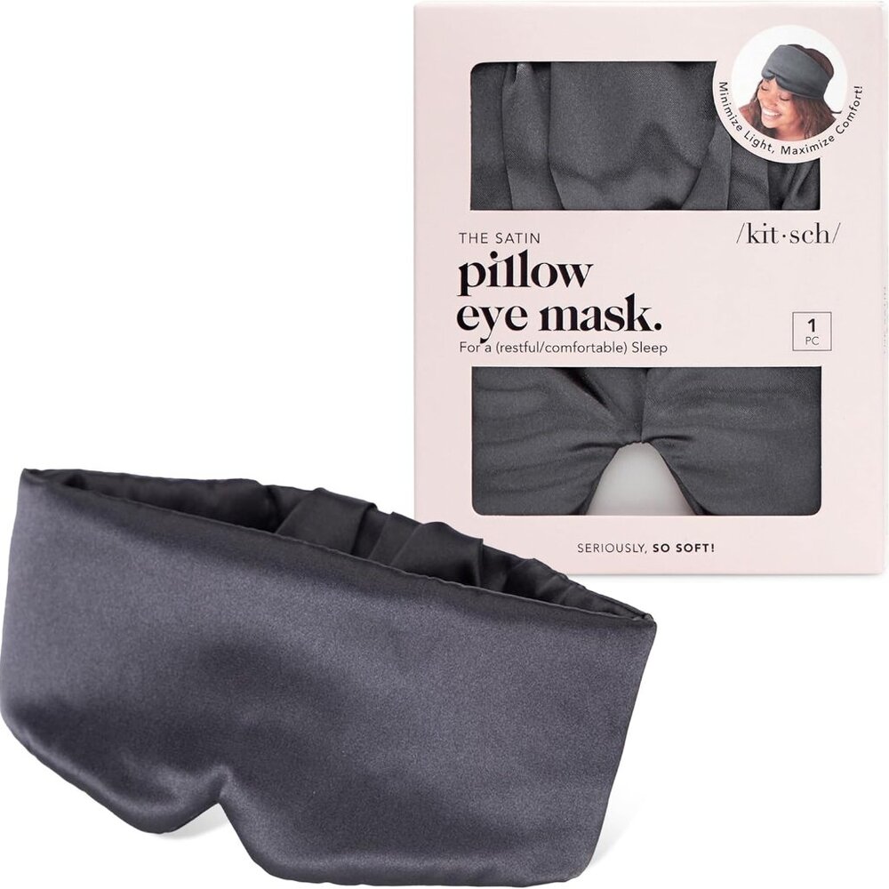 Satin Sleep Mask - Eye Mask For Sleep, Softer Than Silk Satin Sleeping Mask Blin